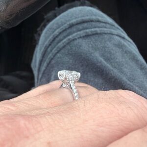 Dazzling Silver Gemstone Ring